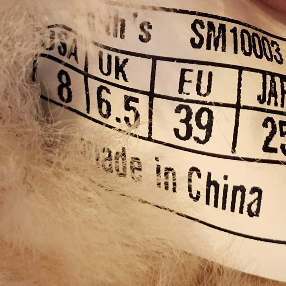 Smith’s Workwear Womens Shearling Moccasin Slipper Size 8 Chestnut Brown New - Picture 10 of 11